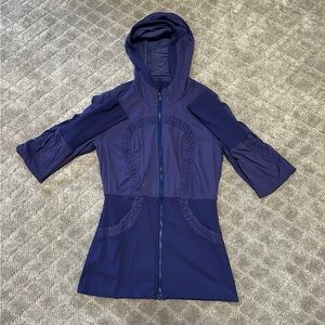 Lululemon purple reversible zip-up jacket